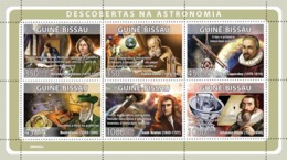 Guinea - Bissau 2008 - Descriptors Of Astronomy (N.Copernicus, G.Galilei Etc) 6v Y&T 2565-2661, Michel 3930-3935 - Guinea-Bissau