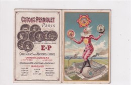 CALENDRIER  COTON PERNOLET  PARIS 1896 - Formato Piccolo : ...-1900