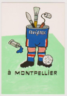 SAVIGNAC  -  Exposition Montpellier - Foot Ball Peintre  -  CPM 10.5x15  TBE 1997 Neuve - Savignac