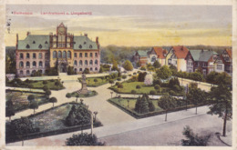 Rathenow * Landratsamt, Park, Stadtteil * Deutschland * AK942 - Rathenow