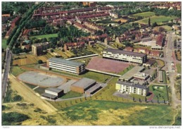 Carte Postale 59. Lambersart  Et Le Lycée Jean-Perrin Vue D'avion Très Beau Plan - Lambersart