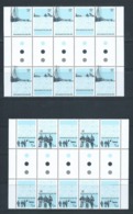 Australian Antarctic Territory 2009 South Magnetic Pole Set 4 As Gutter Block Of 10 MNH - Unused Stamps