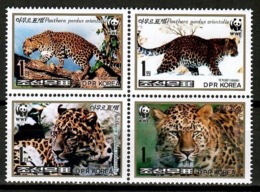 Korea 1998 Corea / Feline Leopard Big Cats WWF MNH Felinos Leopardo Säugetiere  / Cu13005  34-46 - Raubkatzen