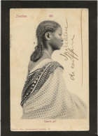 CPA Tanzanie Tanzania Zanzibar Comoro Girl Ethnic écrite - Tanzanía