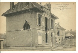 60 - THOUROTTE / LA POSTE Après BOMBARDEMENT De 1918 - Thourotte