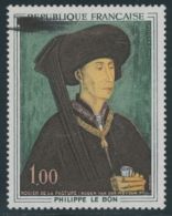 FRANKREICH 1969 Gemälde Rogier Van Der Weijden (Herzog Philipp III) Ungebr ABART - Unused Stamps