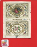 RARE Emballage ? Calendario  Gaufré Doré Décor Fleurs Vendu En L'état - Kleinformat : ...-1900