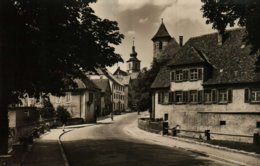 CRAILSHEIM  Langestrasse Mit Spital Und Johanniskirche - Crailsheim