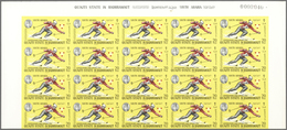 Aden: 1967, Stock Of MNH Material In Sheets And Parts Of Sheets Covering Kathiri State Of Seiyun, Qu - Yemen