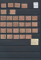 Ägypten: 1872/1879, "Sphinx/Pyramid", Specialised Collection/accumulation Of Apprx. 650 Stamps In A - 1866-1914 Khedivato Di Egitto