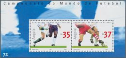 Angola: 2002, FOOTBALL WORLD CHAMPIONSHIP 2002, Investment Lot Of 500 Souvenir Sheets MNH (Mi.no. Bl - Angola