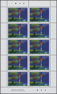 Angola: 2002, LIGHTHOUSES, Complete Set Of Six In Miniature Sheets, In An Investment Lot Of 1000 Set - Angola