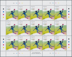 Angola: 2004, SUMMER OLYMPICS ATHENS, Complete Set Of Four In An Investment Lot Of 750 Sets In Sheet - Angola