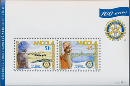 Angola: 2005, ROTARY CLUB, Investment Lot Of 1000 Souvenir Sheets Mint Never Hinged (Mi.no. Bl. 112, - Angola