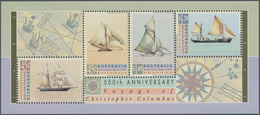 Australien: 1992, National Day ‚Sailing Ships‘ In A Lot With 95 Miniature Sheets, Mint Never Hinged, - Collezioni