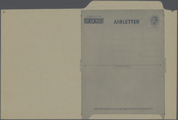 Australien - Ganzsachen: 1945/1981 (ca.), Accumulation With Approx. 2.300 UNFOLDED AIRLETTERS And AE - Postal Stationery