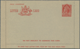 Australien - Ganzsachen: 1953/1967 (ca.), Accumulation With About 600 LETTER-SHEETS And LETTER-CARDS - Entiers Postaux