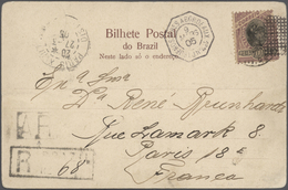 Brasilien: 1894/1950, AVIS DE RECEPTION, Collection Of 18 Covers/cards Plus Two Receipt Forms, Incl. - Usados