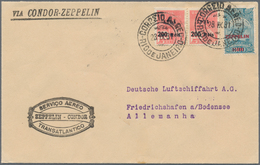 Brasilien: 1894/1983 (ca.), Apprx. 100 Covers /used Ppc Inc. 5 Real Used Zeppelin Surcharge Stamps I - Gebraucht