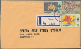 Brunei: 1960 - 1980, Collection Of About 350 Covers To An University In Singapore, Almost All Used R - Brunei (1984-...)