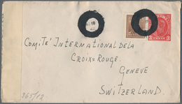 Kanada: 1941/45 23 Letters All Sent To The Red Cross In Geneva, All Censored (mostly British Censors - Verzamelingen