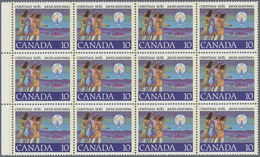 Kanada: 1977, Mi.no. 669/671, In Varying Quantities Between 1.900 And 3.139 Copies Per Issue With Fa - Collections