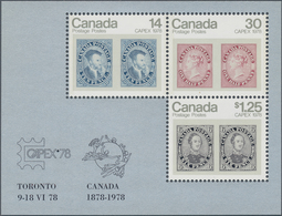 Kanada: 1978, CAPEX '78, Mi.no. Bl.1, 4.600 Copies Of This Souvenir Sheet Mint Never Hinged. Mi.cat. - Verzamelingen