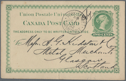 Canada - Ganzsachen: 1879/1985 (ca.) Holding Of About 480 Unused/CTO-used And Used Postal Stationery - 1903-1954 De Koningen