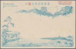 China - Lokalausgaben / Local Post: 1893/97, Stationery Unused Mint (22) Inc. Chungking 1 Ca./2 Ca., - Altri & Non Classificati