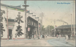 China - Besonderheiten: 1900/35 (ca.), Ppc Commercially Used (16 Inc. One Mint) With Views Mostly Of - Autres & Non Classés