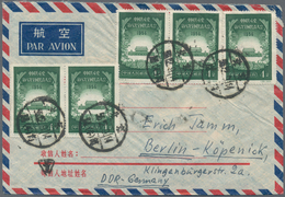 China - Volksrepublik: 1956/1959, Lot Of Seven Commercial Covers To East Germany. - Autres & Non Classés