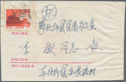 China - Volksrepublik: 1956/76, Approx. 110 Covers, Mostly Of The Cultural Revolution Era, All With - Altri & Non Classificati
