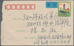 China - Volksrepublik: 1958/94 (ca.), Box With Large Number Of Commercial Covers Mostly Bearing Defi - Autres & Non Classés