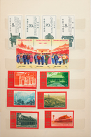 China - Volksrepublik: 1971/1986 (ca.), Accumulation Of Complete Sets MNH In Two Chinese Stockbooks, - Sonstige & Ohne Zuordnung