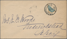 Dänisch-Westindien: 1903-1916: Four Covers And A Picture Postcard From Frederiksted, Christiansted A - Danimarca (Antille)