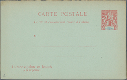 Elfenbeinküste: 1892/1919 Small Collection Of Ca. 60 Unused Postal Stationery Postcards And Envelope - Covers & Documents