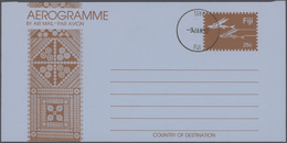 Fiji-Inseln: 1959/1995 (ca.), Accumulation With About 1.200 Mostly UNFOLDED AEROGRAMMES With Several - Fidji (...-1970)