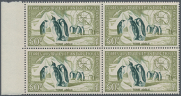 Französische Gebiete In Der Antarktis: 1956, Emperor Penguin Airmail Set Of Two (50fr. And 100fr.) I - Briefe U. Dokumente