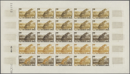 Französische Somaliküste: 1956/1958, IMPERFORATE COLOUR PROOFS, MNH Assortment Of Twelve Complete Sh - Used Stamps