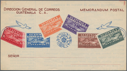 Guatemala - Ganzsachen: 1930/1985 (ca.) Accumulation Of Ca. 330 Unused/used/CTO Airletters And Aerog - Guatemala