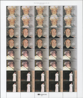 Guinea-Bissau: 2001, BISHOP FERRAZETTA, Complete Set Of Four In Se-tenant Sheets Of Ten Sets, In An - Guinea-Bissau