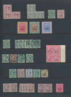 Indien - Konventionalstaaten: NABHA 1885-1943: Mint And Used Collection Of Singles And Multiples, In - Andere & Zonder Classificatie