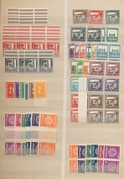 Israel: 1918/1987, Palestine/Interim Mail/Israel, Comprehensive Accumulation In Four Stockbooks With - Usados (sin Tab)