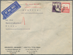 Israel: 1933/2002 (ca.), Comprehensive Stock Of More Than 1500 First Day Cover Partly Sorted In Big - Gebruikt (zonder Tabs)