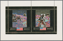 Kambodscha: 1958/1973, MNH Assortment Of More Than 40 Souvenir Sheets, Also 1972 Apollo 16 Souvenir - Cambogia