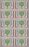 Kamerun: 1960, World Refugee Year 30fr. In A Large Lot With About 750 Stamps Mostly In Larger Blocks - Camerún (1960-...)