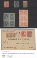 Kolumbien: 1897/1916, AVIS DE RECEPTION, Assortment Of Five Letters To Foreign Destinations, Two Fra - Kolumbien