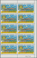 Komoren: 1975, 70 Years Rotary International And 10 Years Rotary-Club Of Moroni 250fr. In A Lot With - Comores (1975-...)