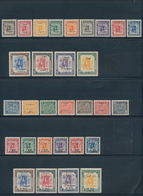 Libyen: 1943-52 Ca., Collection Of "British & French Occupation" On Ten Album Pages, Complete Mint, - Libia