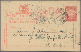 Mexiko - Ganzsachen: 1880/1900 (ca.), Collection Of Apprx. 440 Used+unused Stationeries, Comprising - México